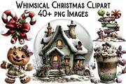 Whimsical Christmas Clipart, an Illustration by Pixels.Craft (Thumbnail 1 of 6)