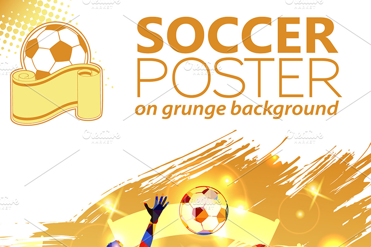 Soccer Posters in Mosaic Pattern, a Sport Illustration by TAlex (Photo 5 of 6)