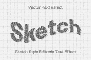 Sketch Text Effect Mockup, a Layer Style Add-On by ContestDesign