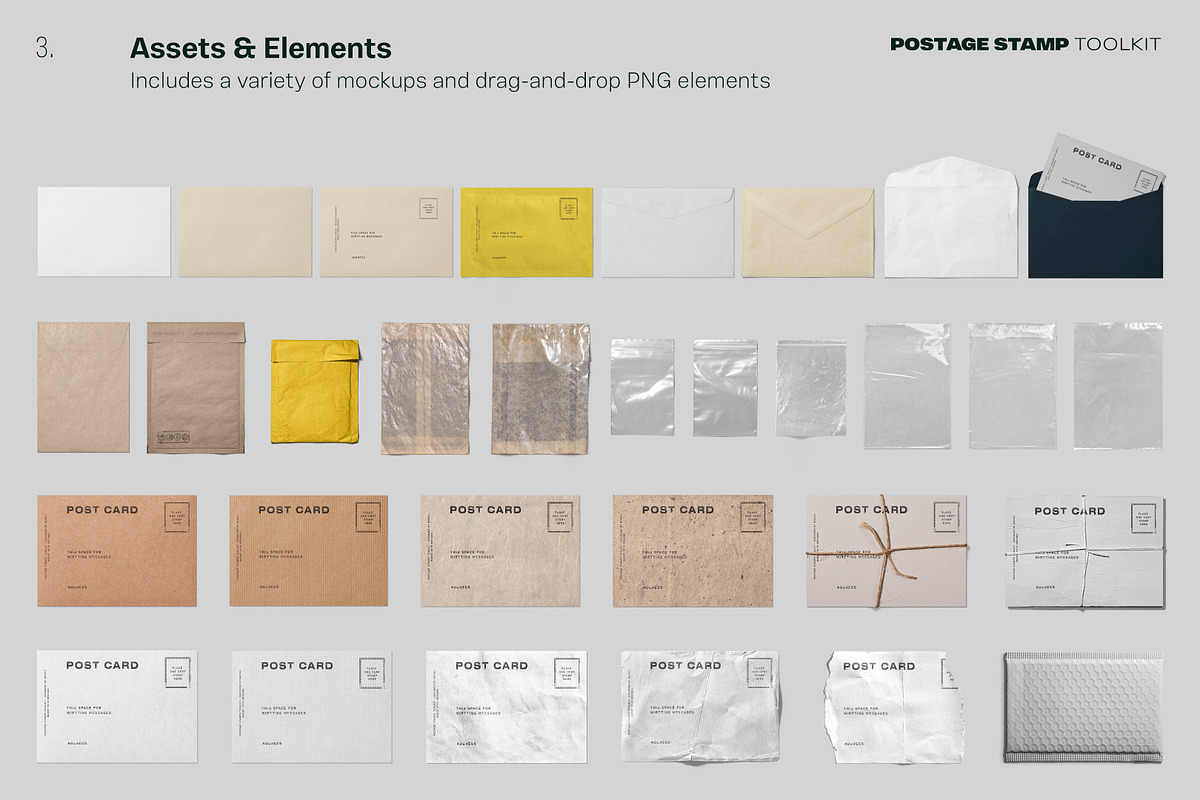 Postage Stamp Toolkit, a Packaging Mockup by Mocku (Photo 15 of 22)