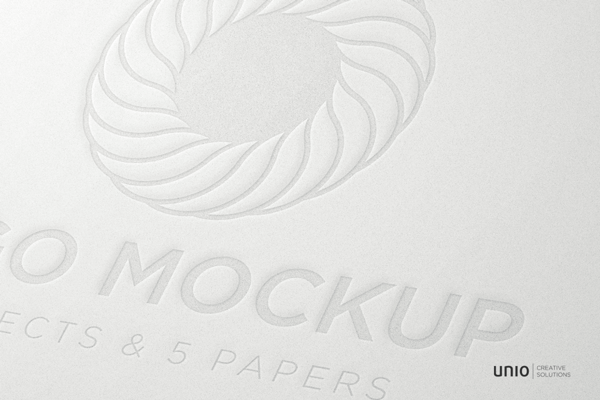 Logo Mockup, an Advertising Mockup by Unio Designs (Photo 4 of 6)