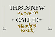 Heading South | Retro serif, a Serif Font by ClevUs (Thumbnail 2 of 14)