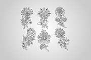 18 Paisley Floral Designs (Vector), an Object Graphic by BIOWORKZ (Thumbnail 4 of 5)