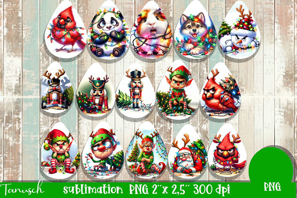 funny Christmas mega bundle, a Templates & Theme by TanuschArts (Photo 12 of 20)