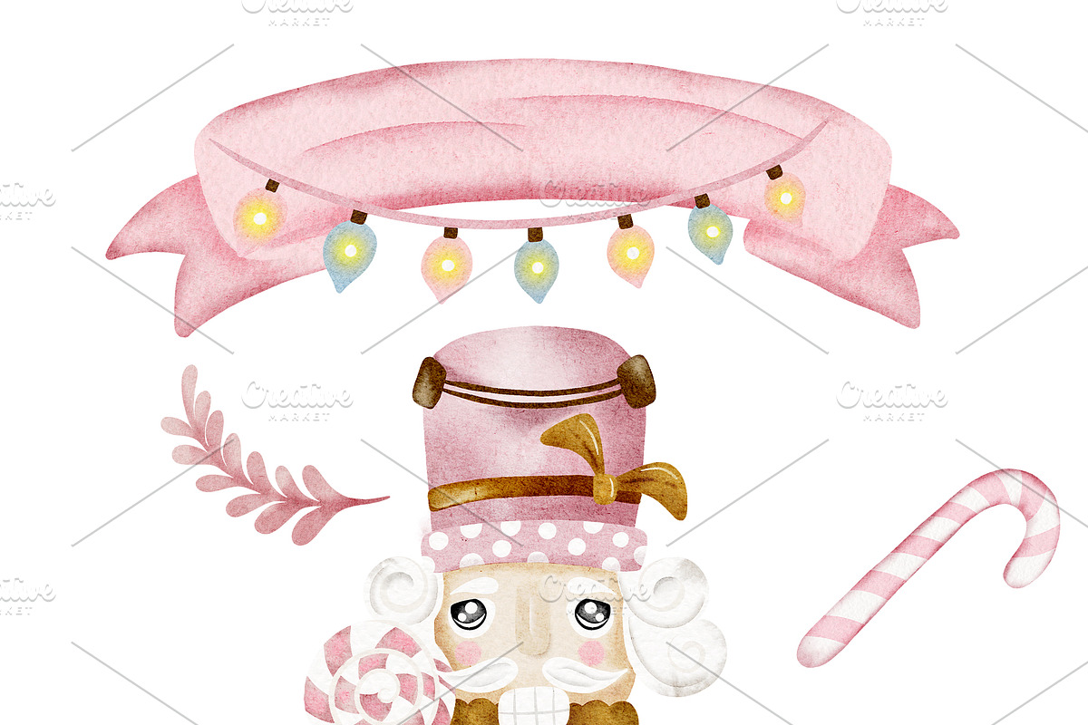 Candy Christmas Nursery Collection, a Decorative Illustration by Pati Paints (Photo 5 of 13)
