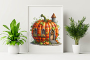 Fairy Pumpkin House Fantasy Sublima, an Illustration by SVGArt (Thumbnail 5 of 8)
