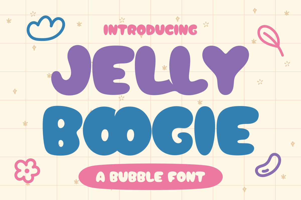 Jelly Boogie - Bubble Font, a Font by PutraCetol Studio (Photo 1 of 5)