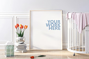 10 PSD frames mockup with flowers, a Books & Magazine Mockup by Radmila (Thumbnail 8 of 8)