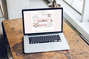 Canva & Mailchimp Template | Blush, an Email Template by Thirty One Palms Studio (Thumbnail 3 of 7)