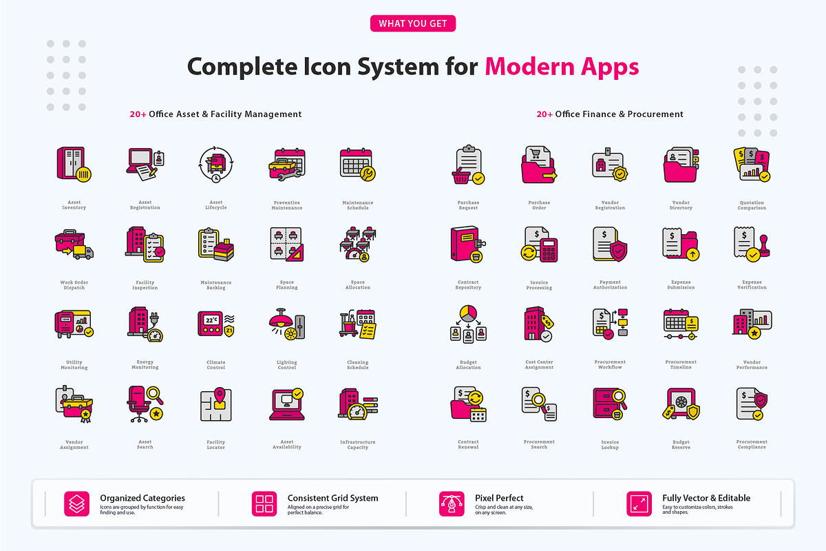 Workplace & Document Icons, an Outline Icon by vexper (Photo 4 of 7)