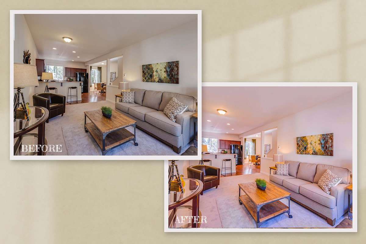 Real Estate Lightroom Photoshop LUTs, a Preset Add-On by 3Motional (Photo 5 of 11)