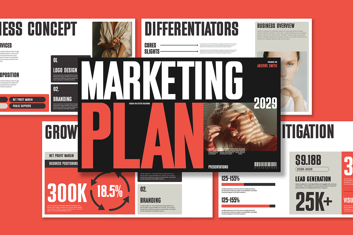 Marketing Plan Presentation Deck, a Presentation Template by Templeste (Photo 6 of 8)