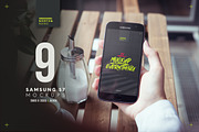 Samsung S7 PSD Mockups, an Android Mockup by North&Nano (Thumbnail 1 of 8)
