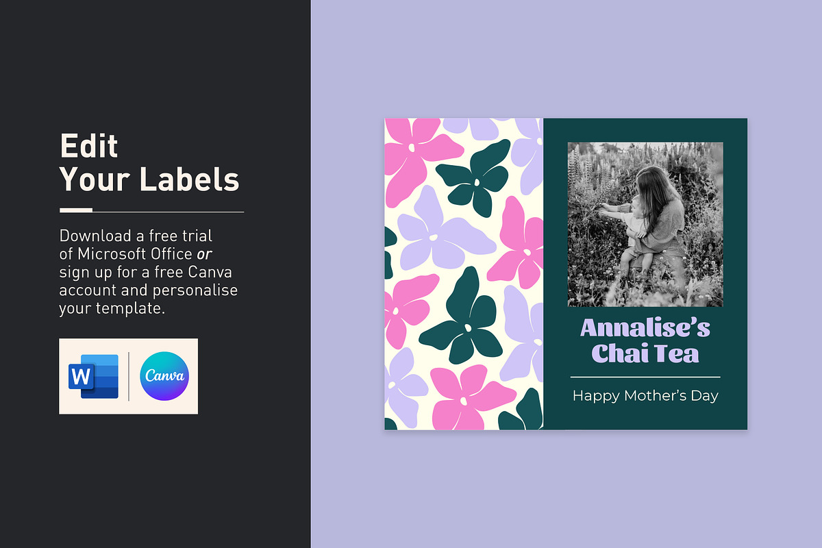 Annalise Foil Pouch Labels, a Stationery Template by Mountain Folk Creative (Photo 2 of 6)
