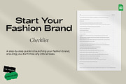 Fashion Project Management Bundle, a Templates & Theme by The Fashion Work Store (Thumbnail 6 of 9)