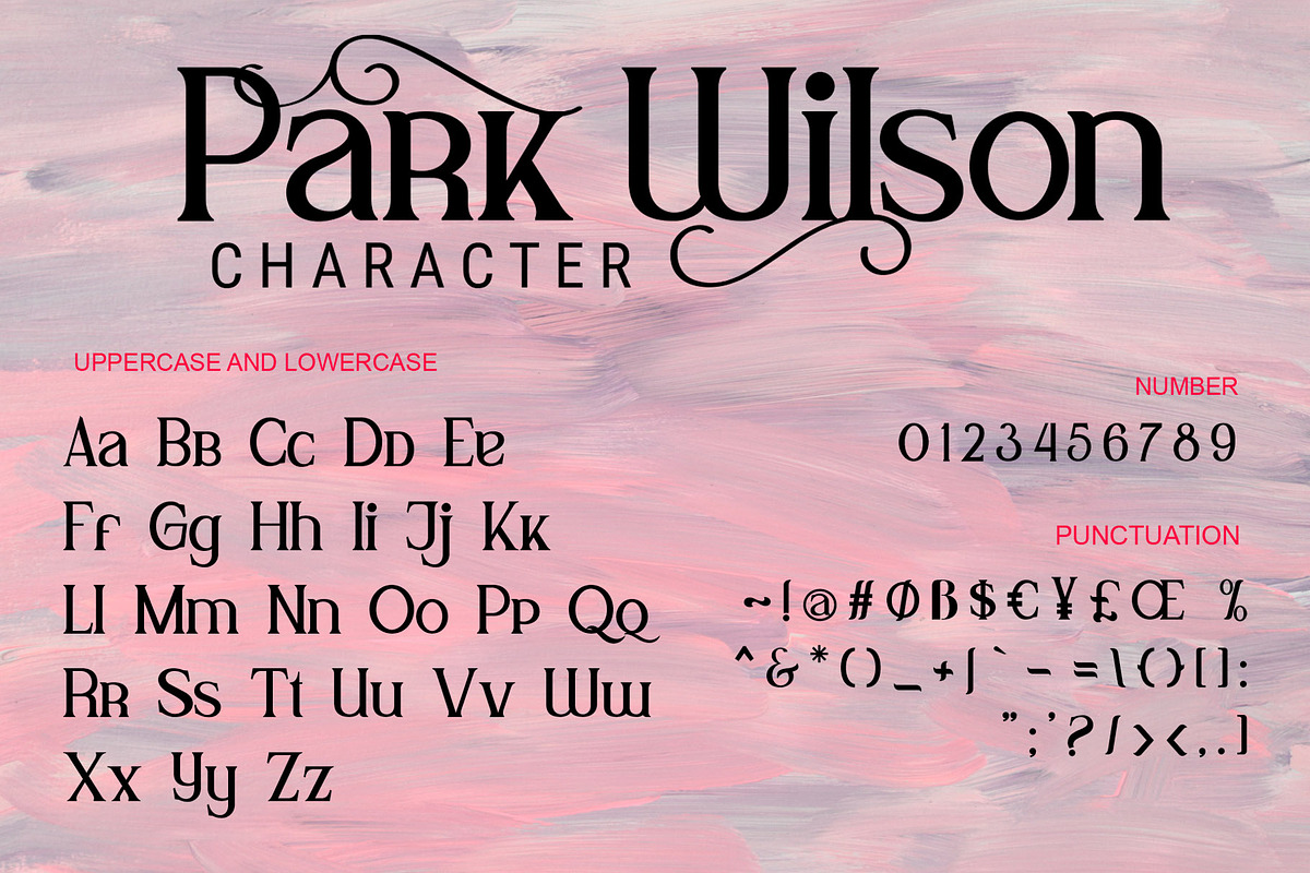 Park Wilson, a Serif Font by LetterStock (Photo 8 of 8)
