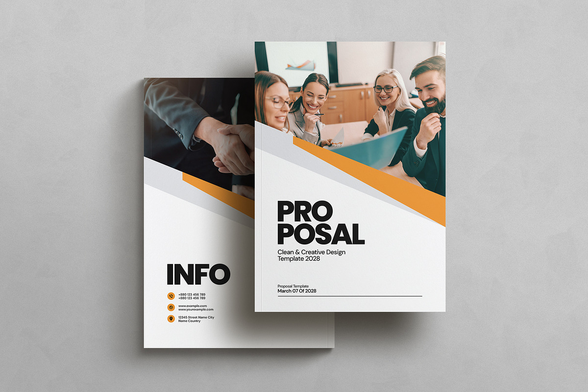 Project Proposal Template, a Brochure Template by Creatiya Type (Photo 6 of 7)