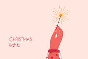 Christmas in Hands, a Seasonal Illustration by Mary Long (Thumbnail 8 of 9)