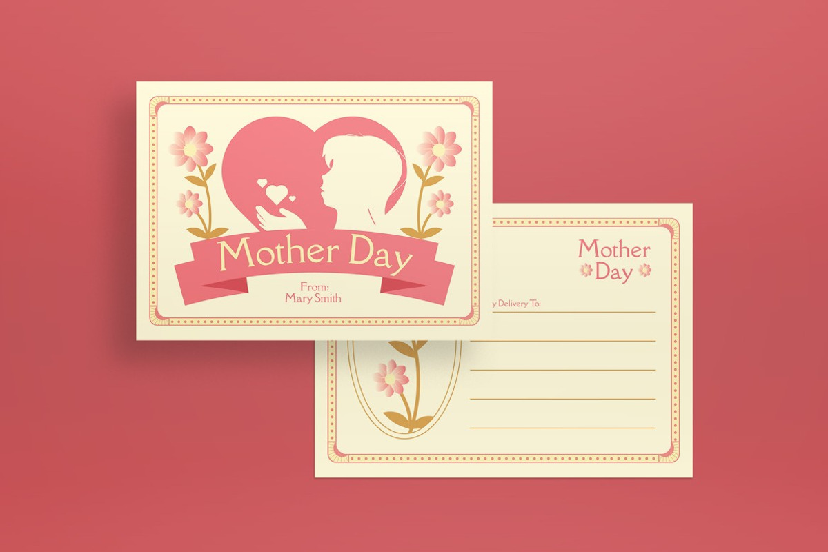 Mother's Day Greeting Card Postcard preview 2