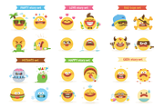 Cartoon Freaky Smiley Emoticons Pack, an Icon by dimpo ⚡️ ART ® (Thumbnail 3 of 3)