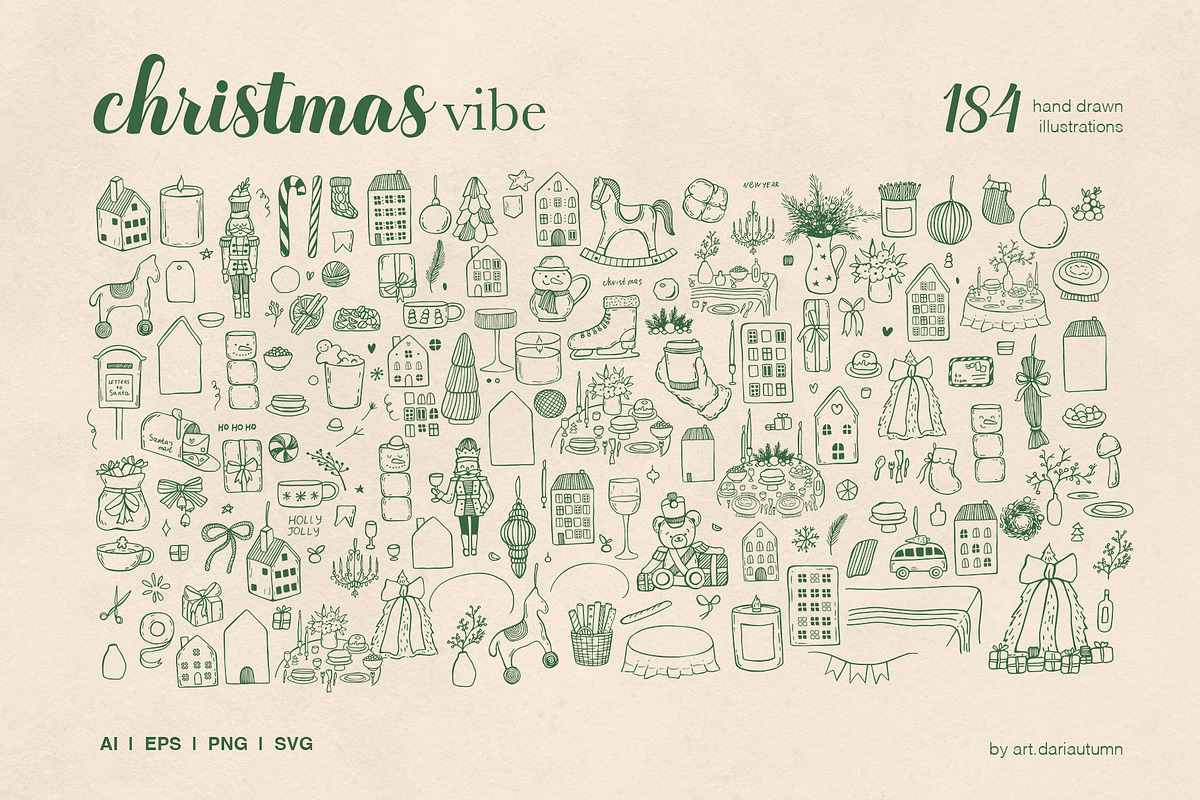 Hand Drawn Whimsical Big Bundle, a Seasonal Illustration by Art Dari Autumn (Photo 7 of 15)
