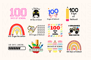 100 Days of School PNG Bundle, an Object Graphic by MIRoots Design Studio (Thumbnail 2 of 5)