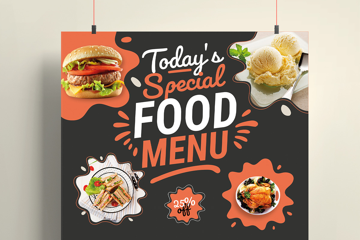 Special Food Menu Template, a Flyer Template by MightyDesign (Photo 2 of 6)