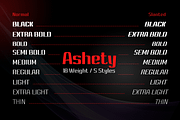 Ashety, a Sans Serif Font by twinstd (Thumbnail 3 of 14)