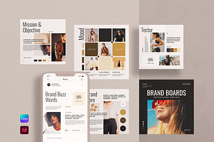 Brand & Mood Board Social Media Post, a Social Media Template by TemplatesForest
