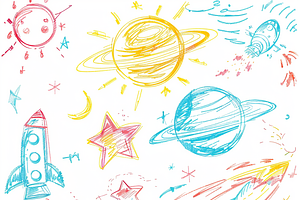 Space Doodles Pattern