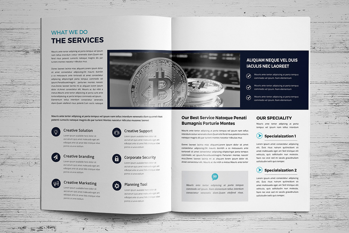 Corporate Brochure Template V4, a Brochure Template by JanySultana (Photo 5 of 12)