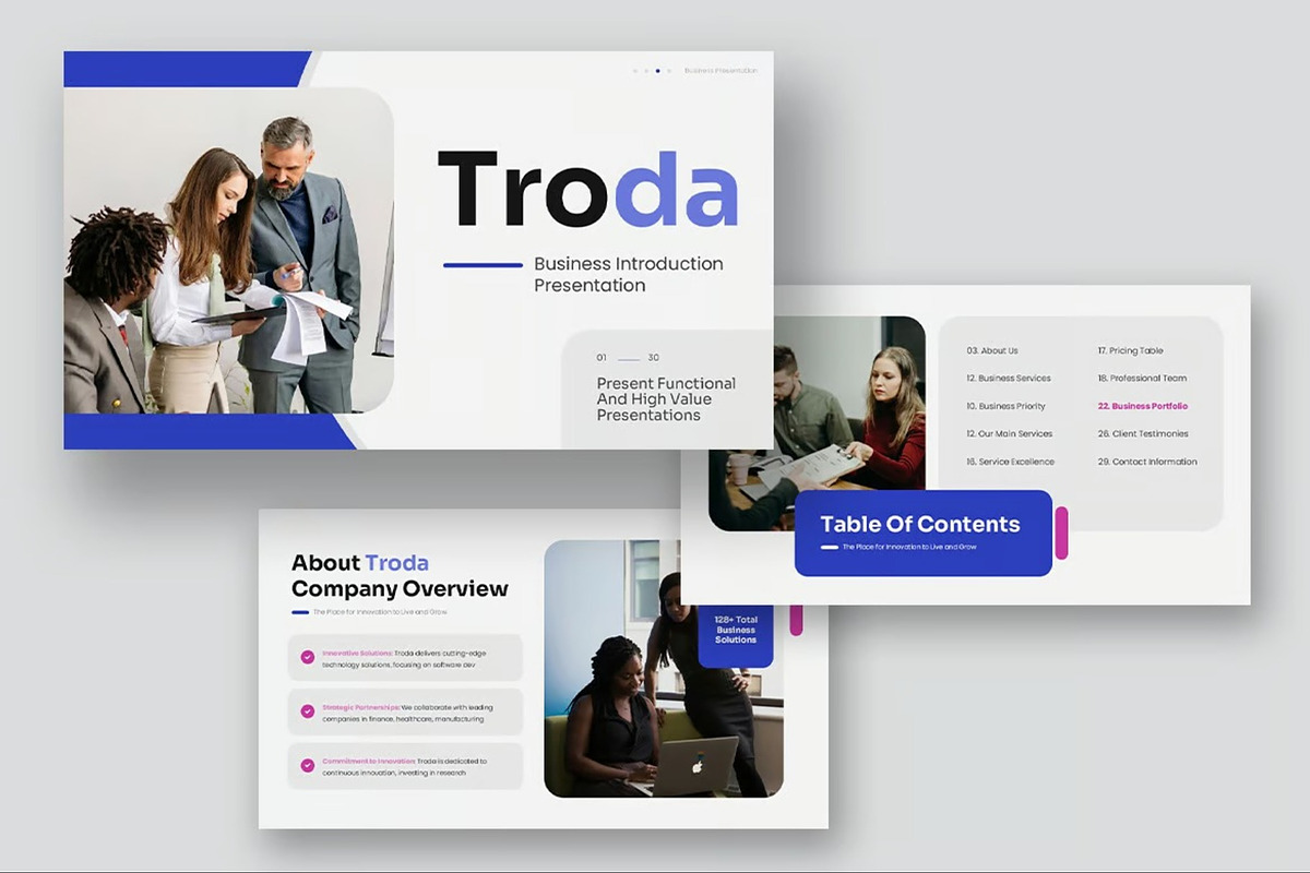 Business Introduction Powerpoint, a Presentation Template by Fit-tee (Photo 8 of 10)
