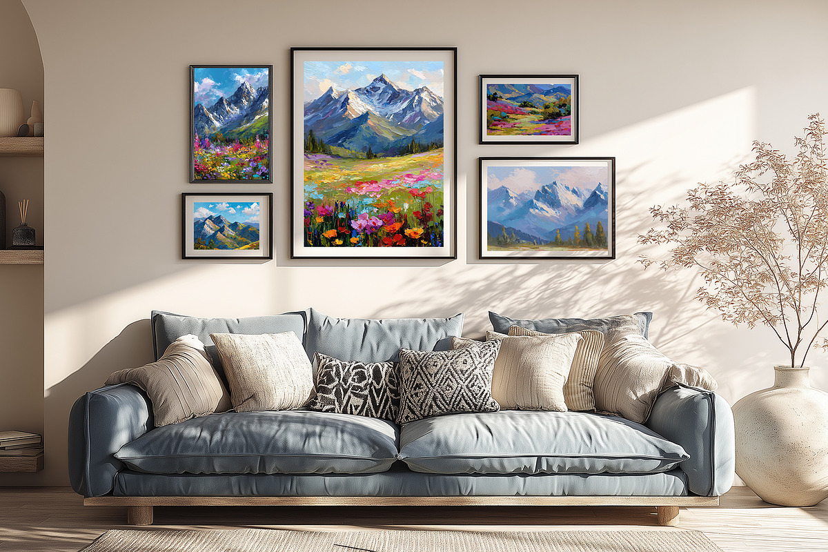 Bright Nature Landscape Illustration, a Decorative Illustration by Housui Patterns (Photo 10 of 12)