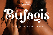 Bufagis - Stylish Sans Font, a Sans Serif Font by RagamKata (Thumbnail 1 of 10)