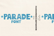 Parade Hand Crafted Font, a Handwritten Font by Madeline ODonoghue Design (Thumbnail 4 of 11)