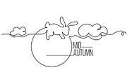 Chinese Mid Autumn Festival., a Seasonal Illustration by Valenty (Thumbnail 1 of 3)