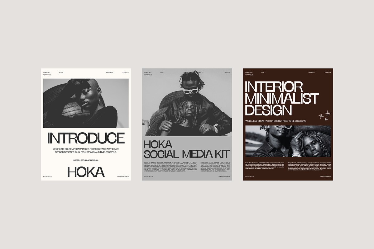 HOKA | SOCIAL MEDIA KIT 3 IN 1, a Social Media Template by Creatorism (Photo 2 of 7)