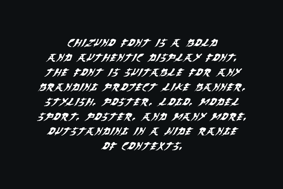 Chizuno - Japanese Font, a Handwritten Font by QR Design Studio (Photo 4 of 6)