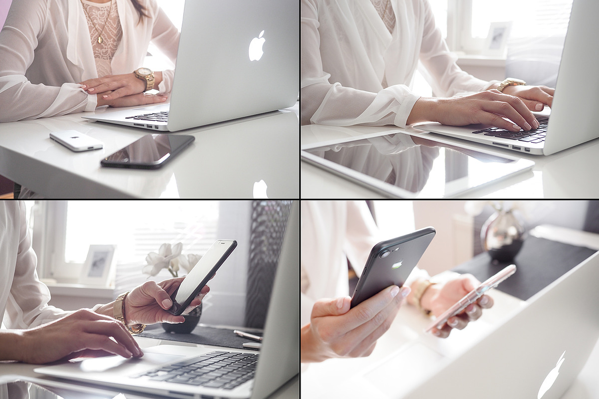 White home office pack /40+pics, a Background Graphic by tydla (Photo 2 of 5)