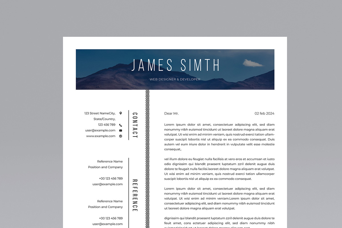Creative Resume and Cover Letter, a Resume Template by MightyDesign (Photo 4 of 8)