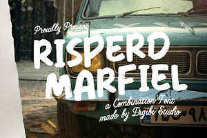 Risperd Marfiel - A Combination Font