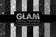 Glam Digital Papers Design Textures, a Texture Graphic by Makina Designs (Thumbnail 1 of 2)