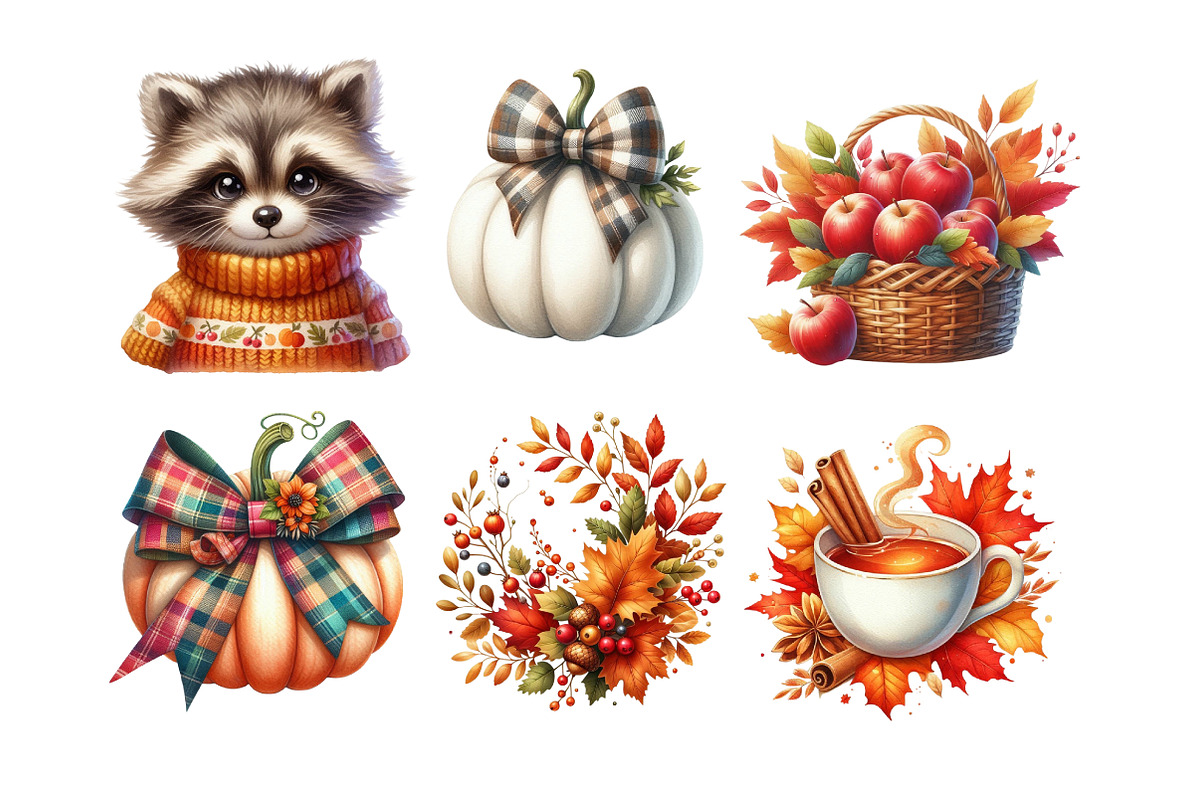 Cozy Fall Autumn Sublimation Bundle, an Illustration by SinaCreation (Photo 2 of 7)