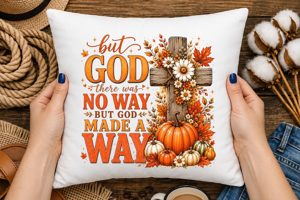 Christian Fall Sublimation Bundle, a Seasonal Illustration by OK Design (Photo 4 of 6)