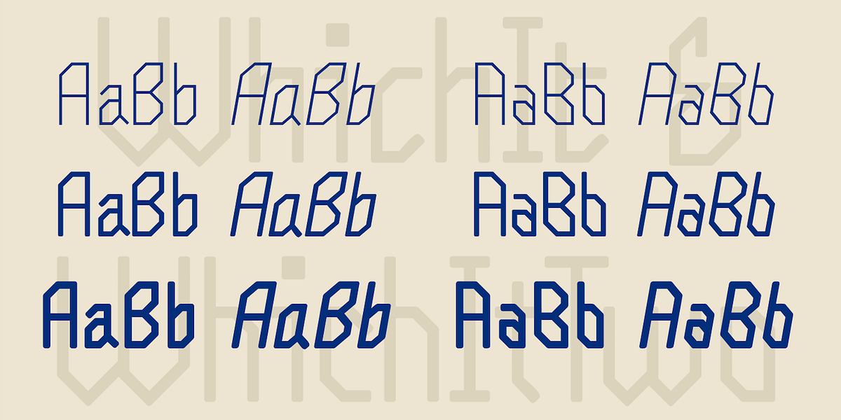 WhichIt, a Sans Serif Font by Ingrimayne Type (Photo 2 of 8)