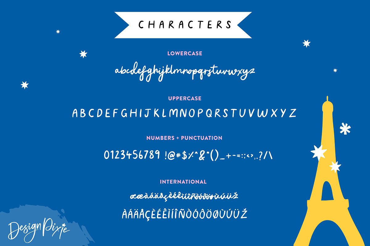 Bonjour Font, a Handwritten Font by Design Pixie (Photo 9 of 9)