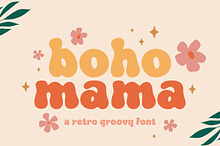 Boho Mama - Retro Groovy Font