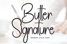 Butter Signature | Script Font