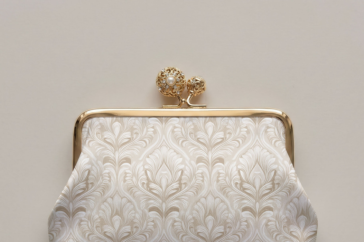 Satin Kiss Lock Purse Mockup, a Product Mockup by 1001 mockups (Photo 5 of 10)