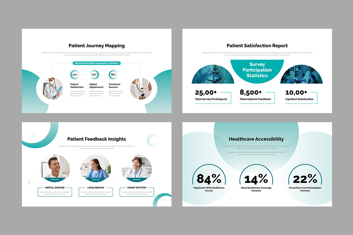 Medical Health Report Template, a Presentation Template by White Graphic (Photo 5 of 11)